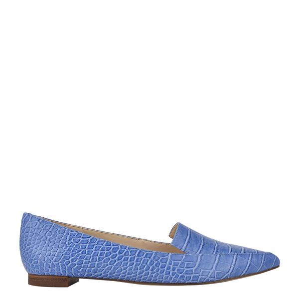 Nine West Abay Blue Loafers | South Africa 89M14-0D72
